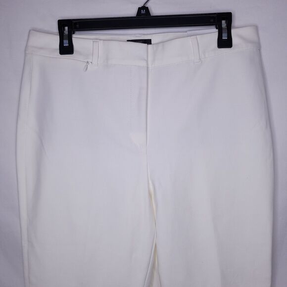 White House Black Market Straight Leg White Dress Pants - Picture 5 of 9